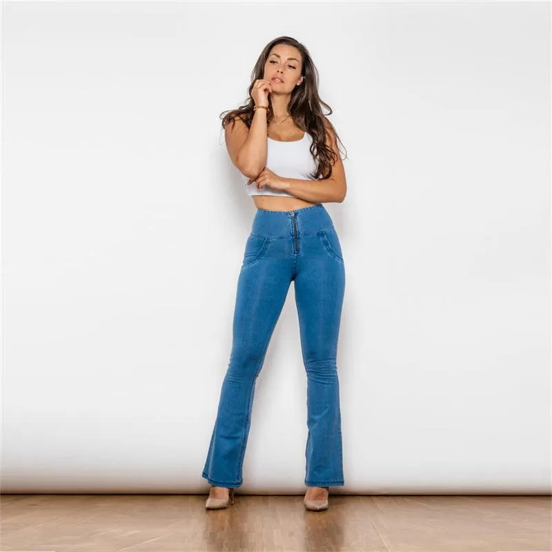 High Rise Flare Jeans