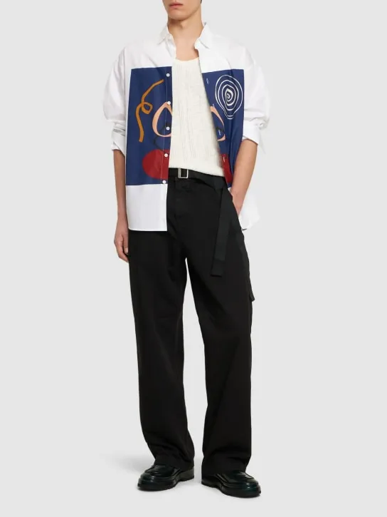 Jacquemus   Le Pantalon Marrone cotton pants 