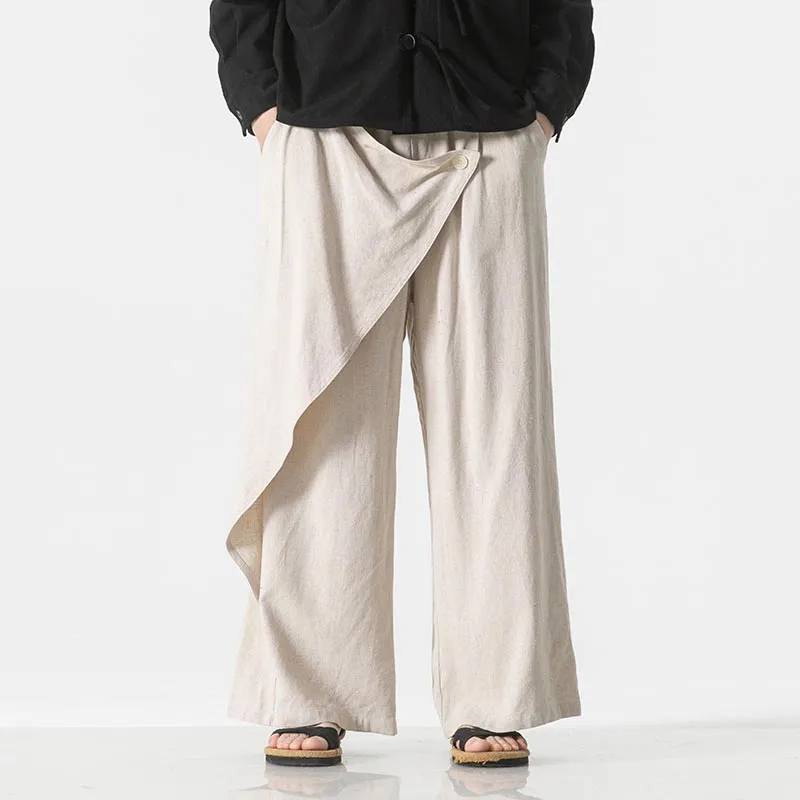 Japanese Retro Harem Wide Leg Flared Pants