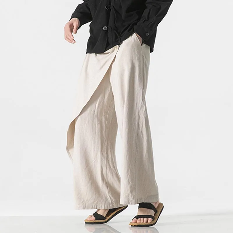 Japanese Retro Harem Wide Leg Flared Pants