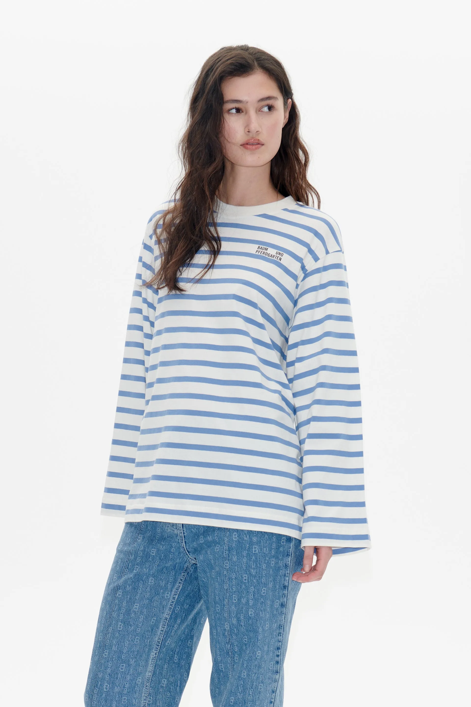 JEEVANA | Blue Ebb Whisper Stripe