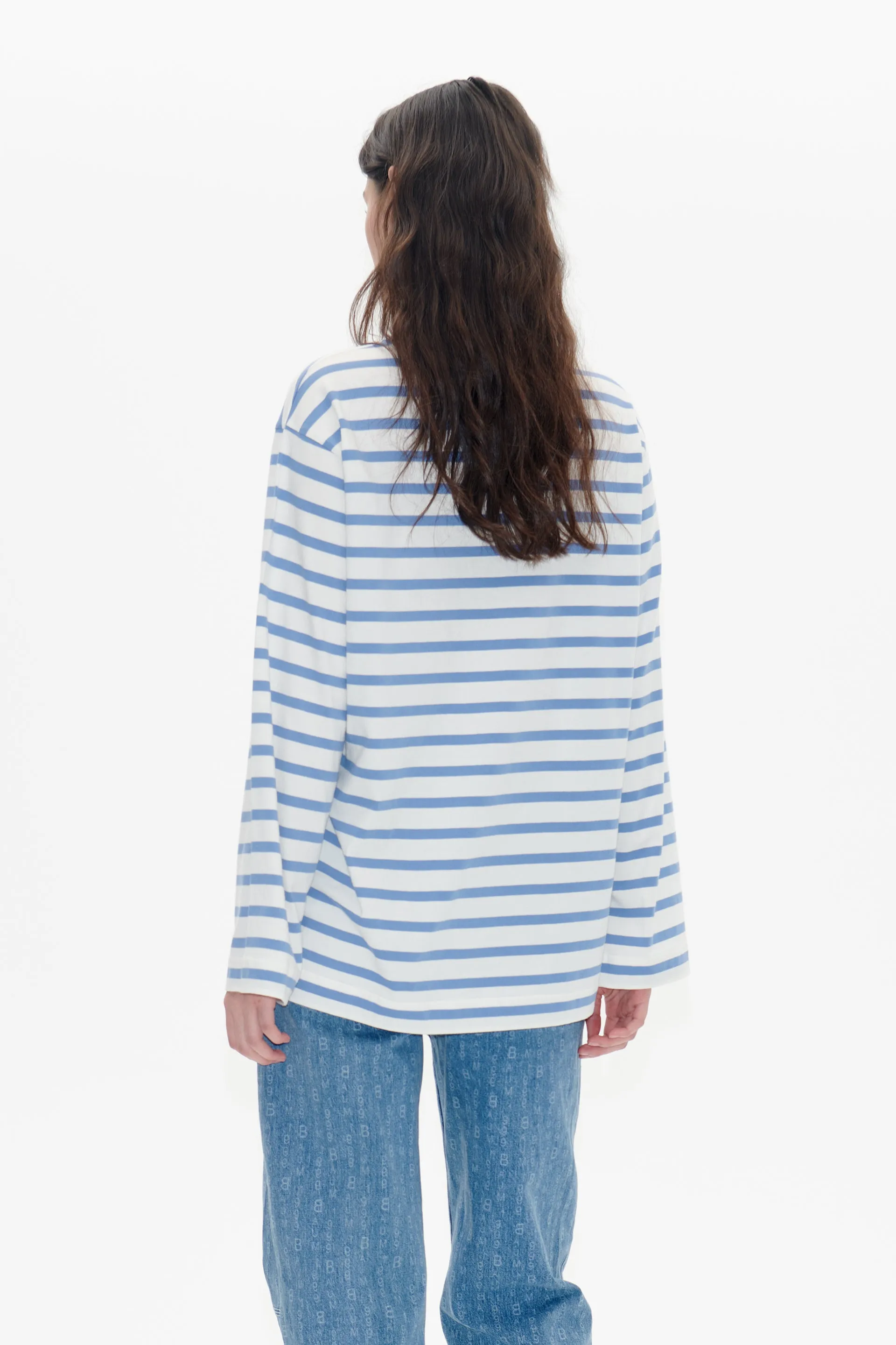 JEEVANA | Blue Ebb Whisper Stripe