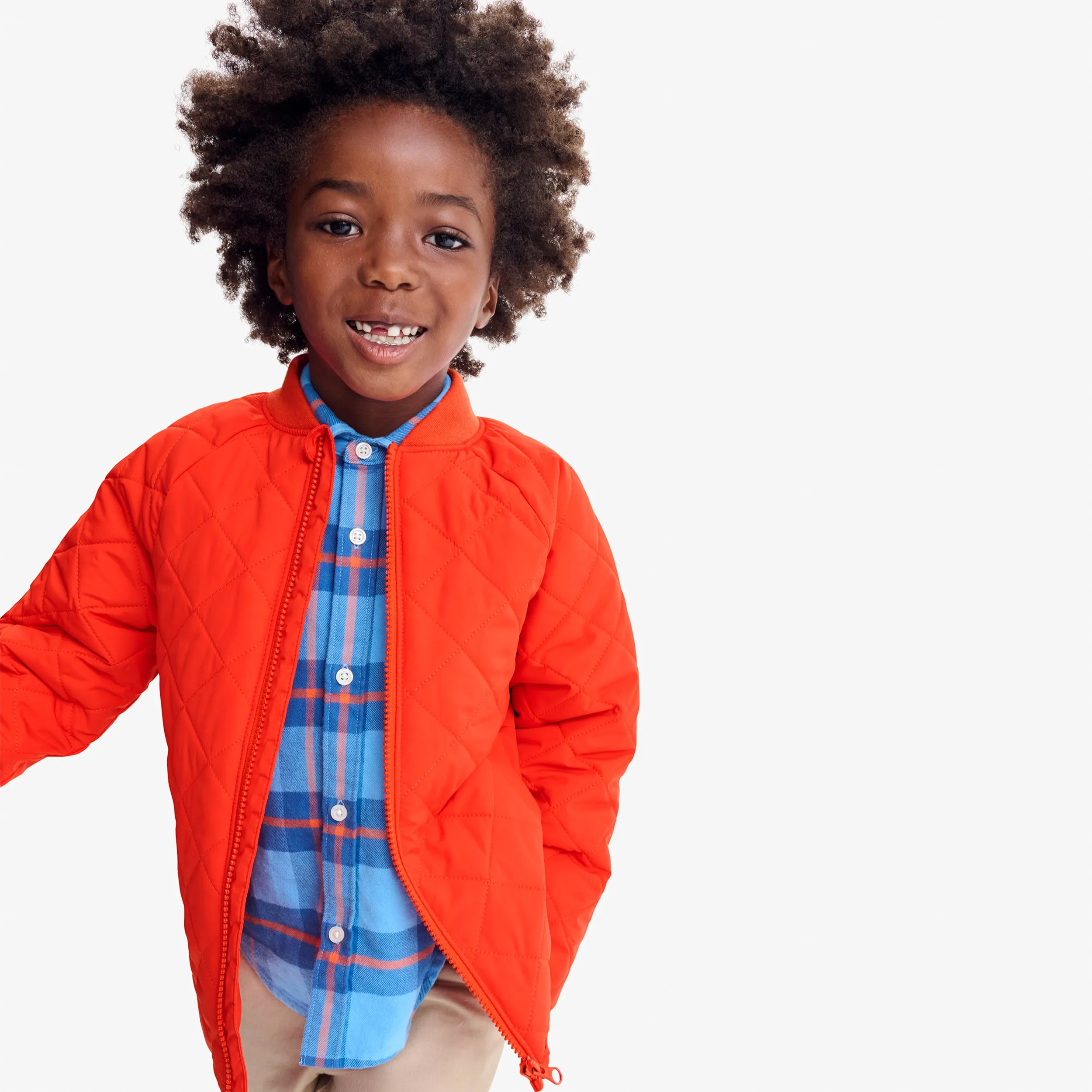 Kids quilted lightweight puffer jacket