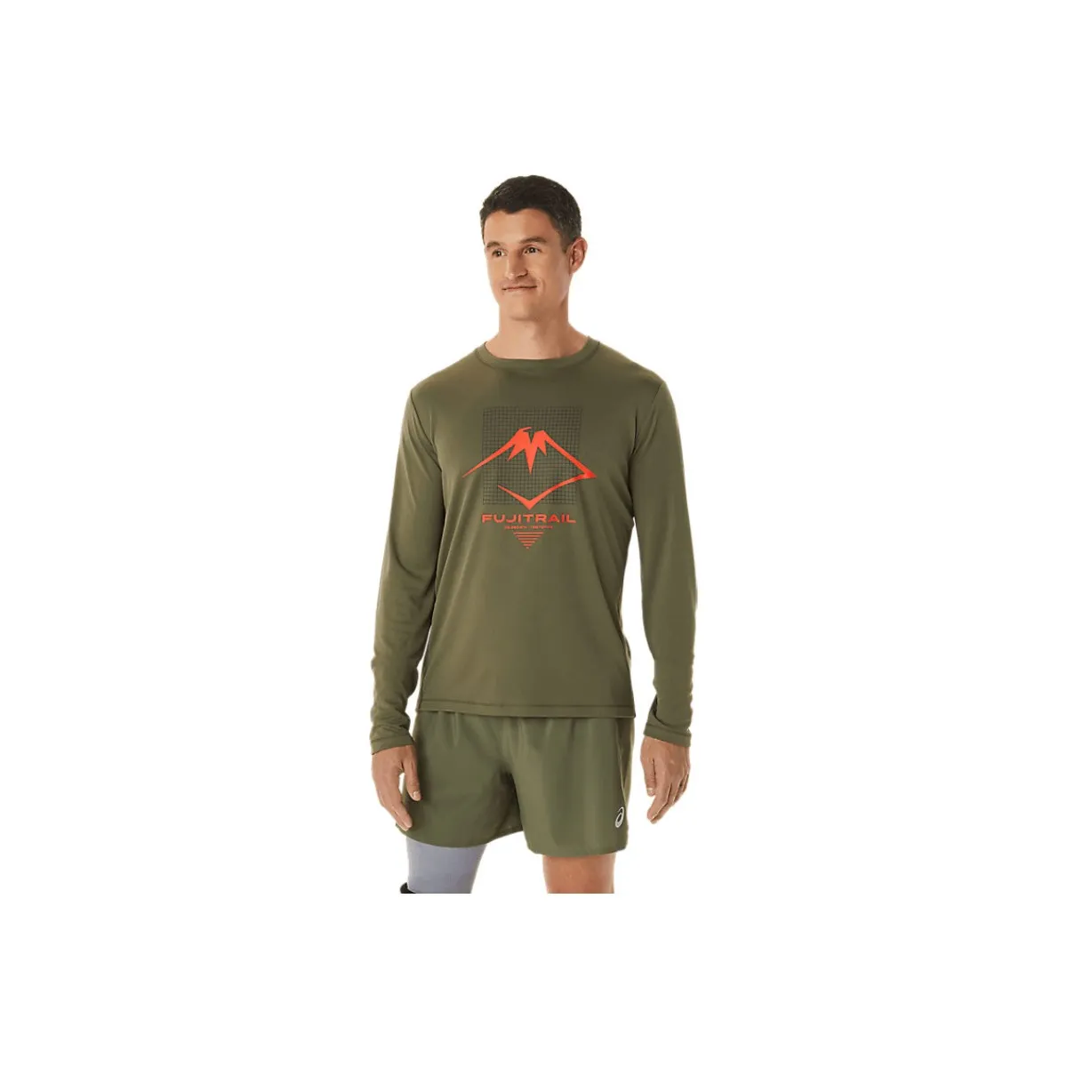 Long Sleeve Asics Fujitrail Green