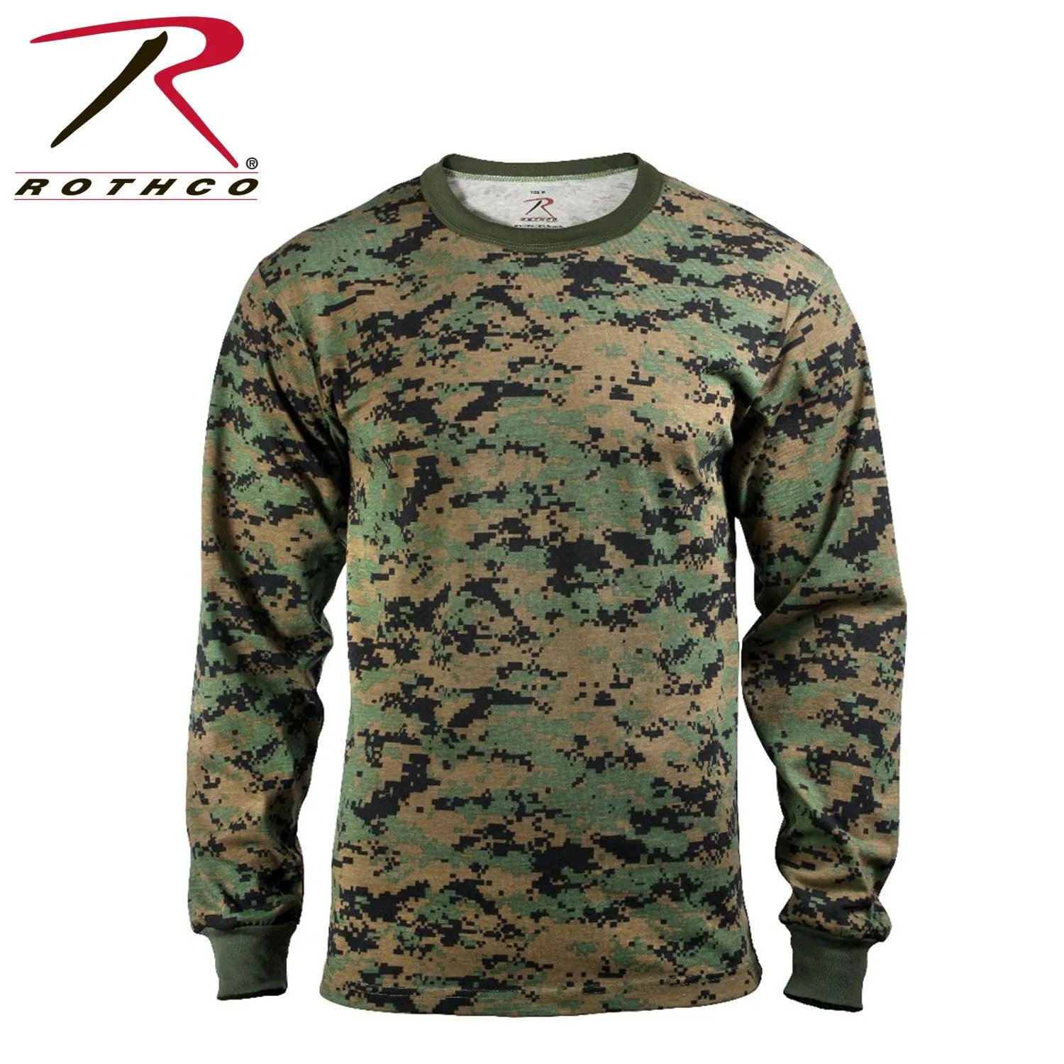 Long Sleeve Digital Camo T-Shirt