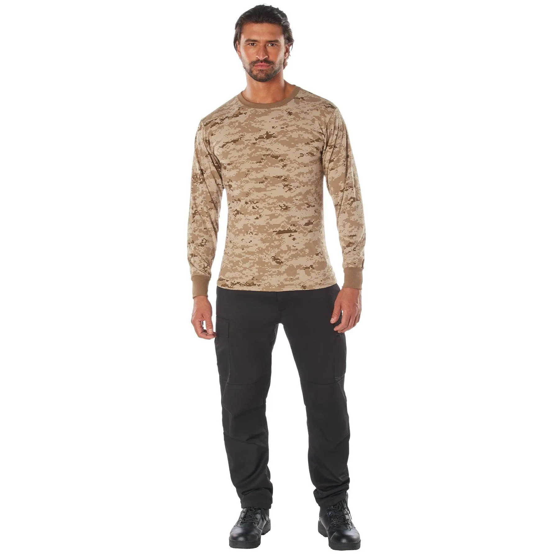 Long Sleeve Digital Camo T-Shirt