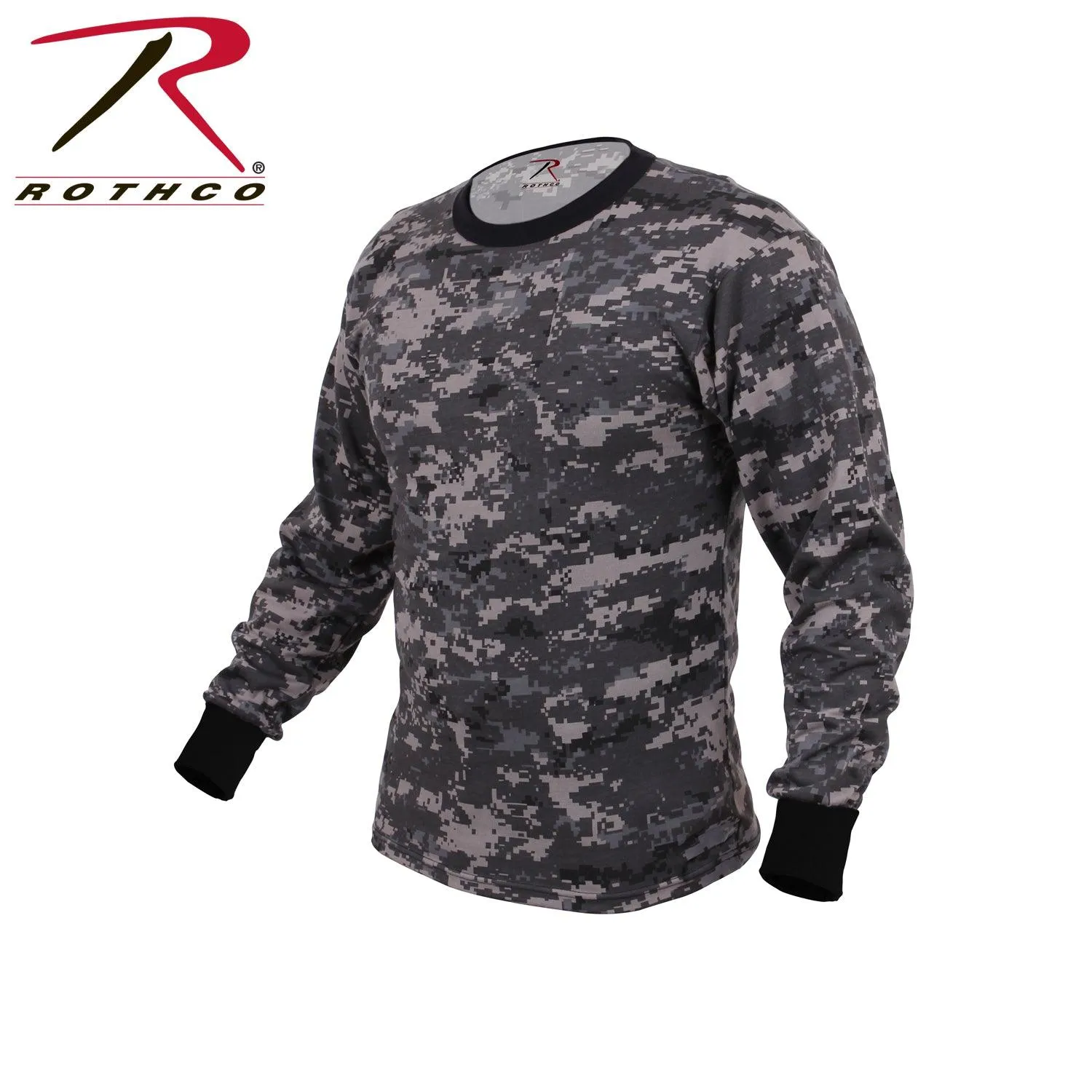 Long Sleeve Digital Camo T-Shirt