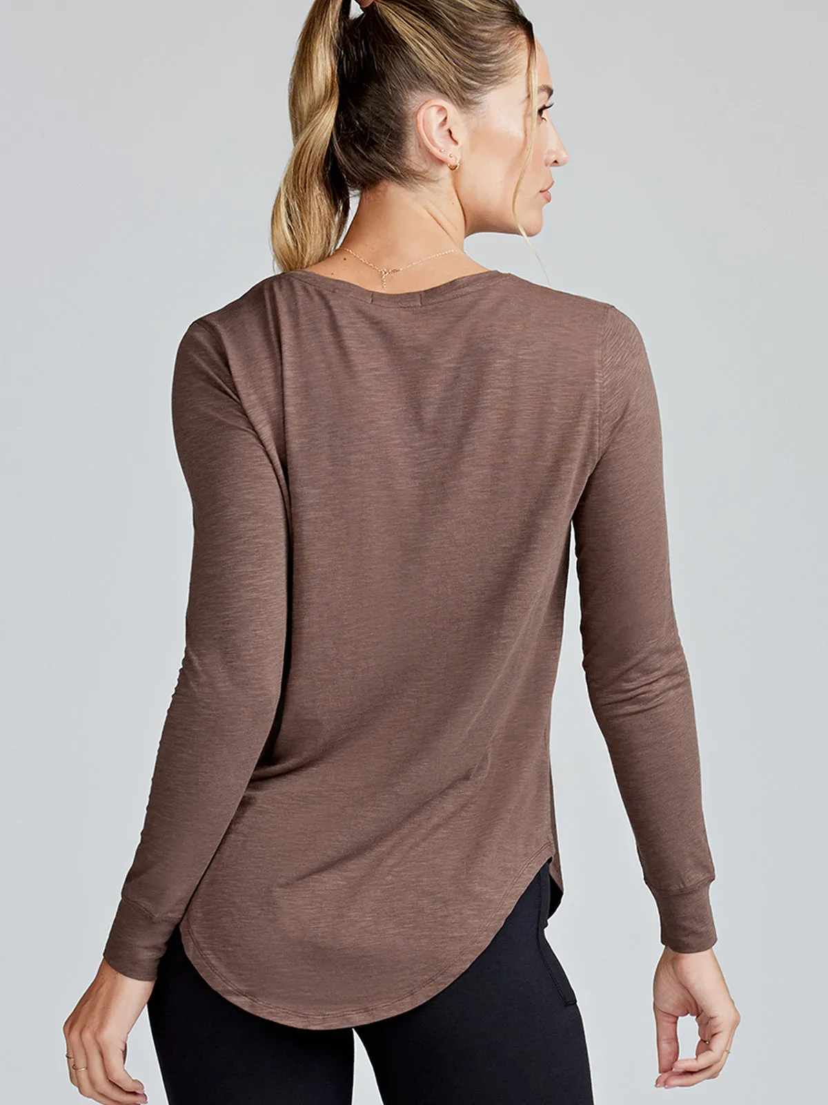 Longline Long Sleeve T-Shirt