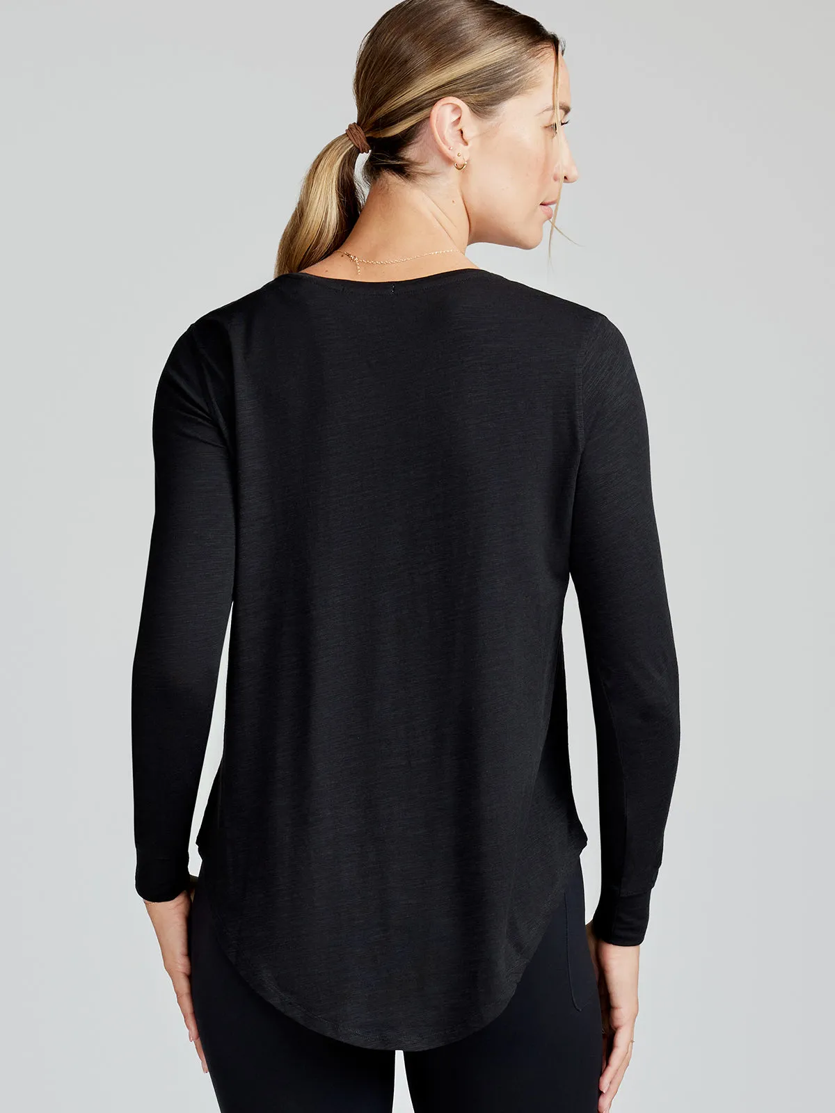 Longline Long Sleeve T-Shirt