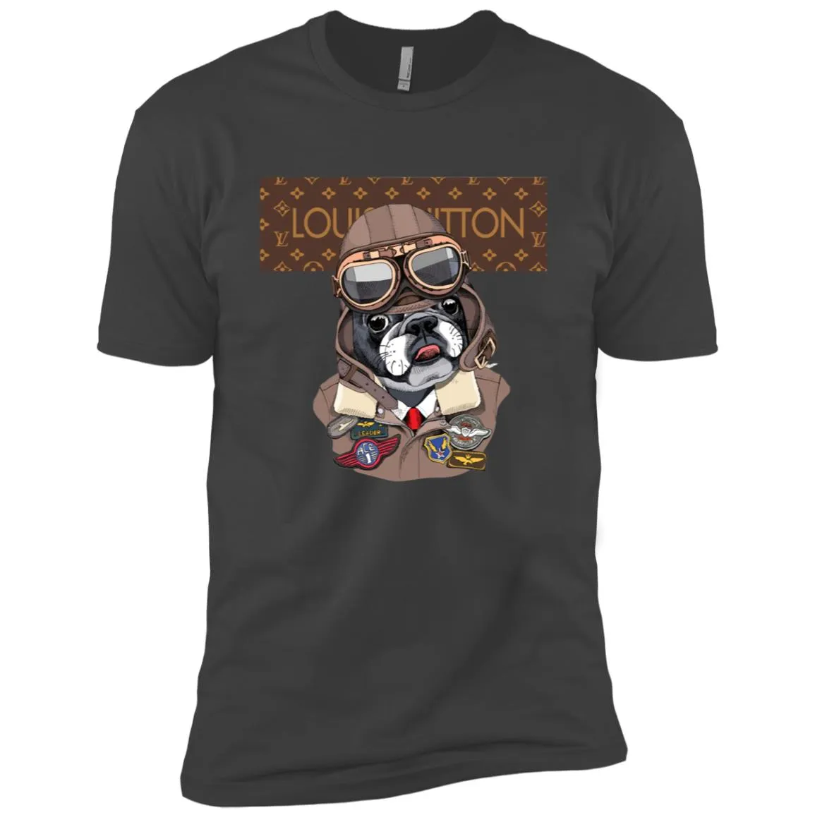 Louis Vuitton T-shirt Style Dogs T-shirt Men Short Sleeve T-Shirt