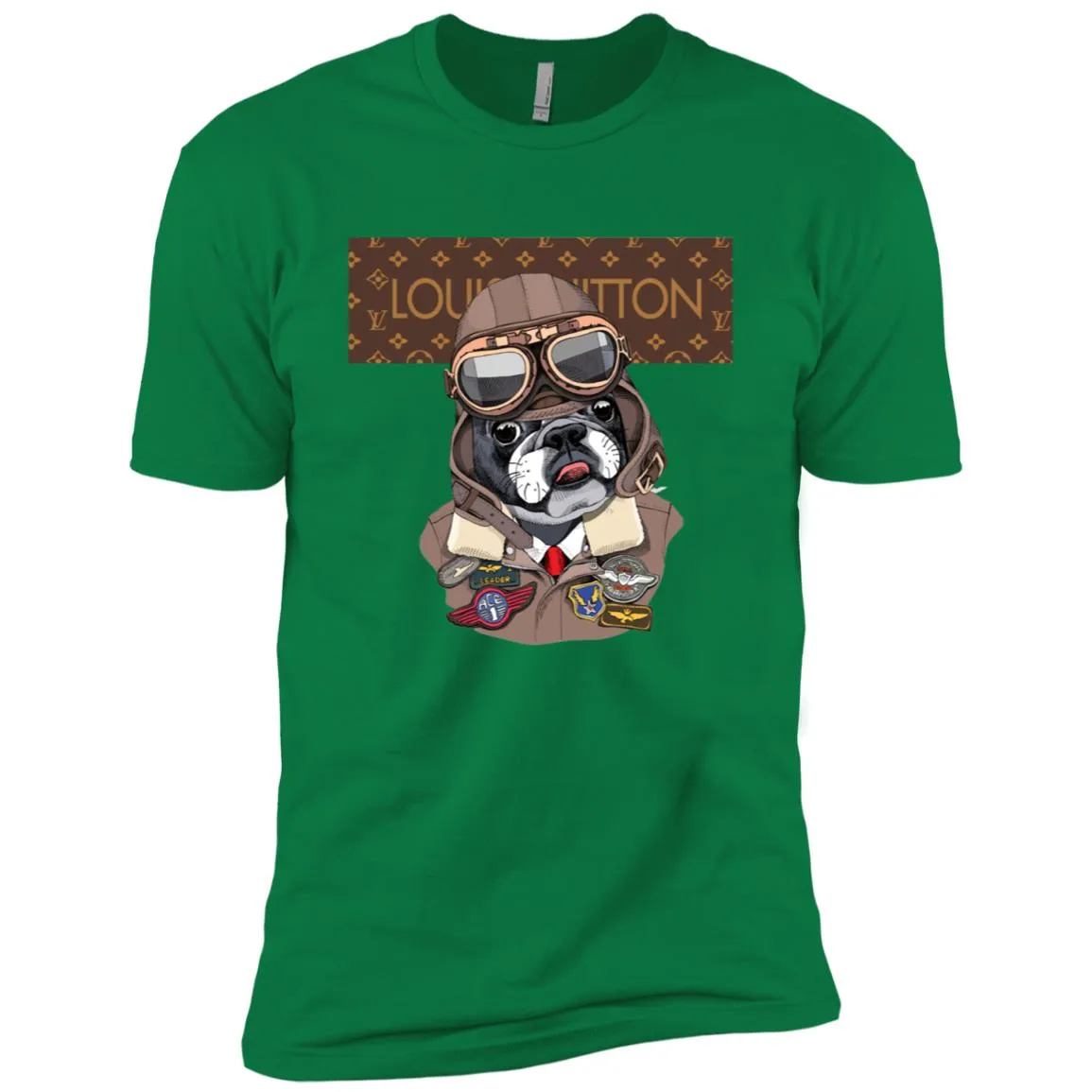 Louis Vuitton T-shirt Style Dogs T-shirt Men Short Sleeve T-Shirt