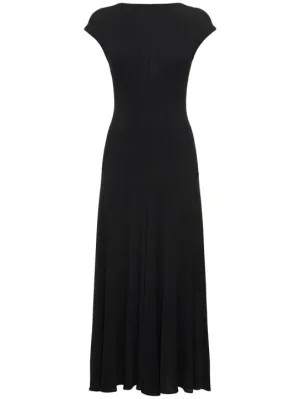 Magda Butrym   Jersey flared long dress 