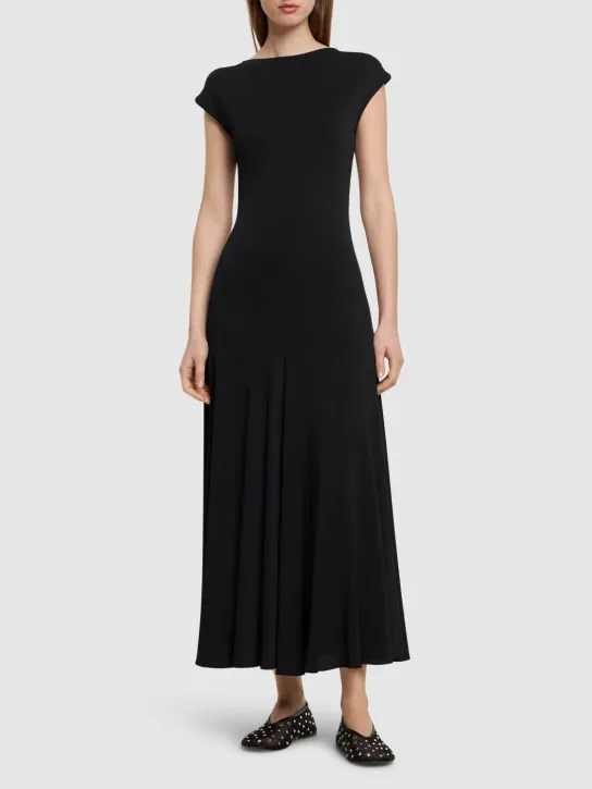 Magda Butrym   Jersey flared long dress 