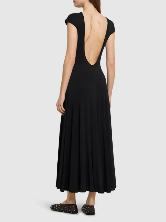 Magda Butrym   Jersey flared long dress 