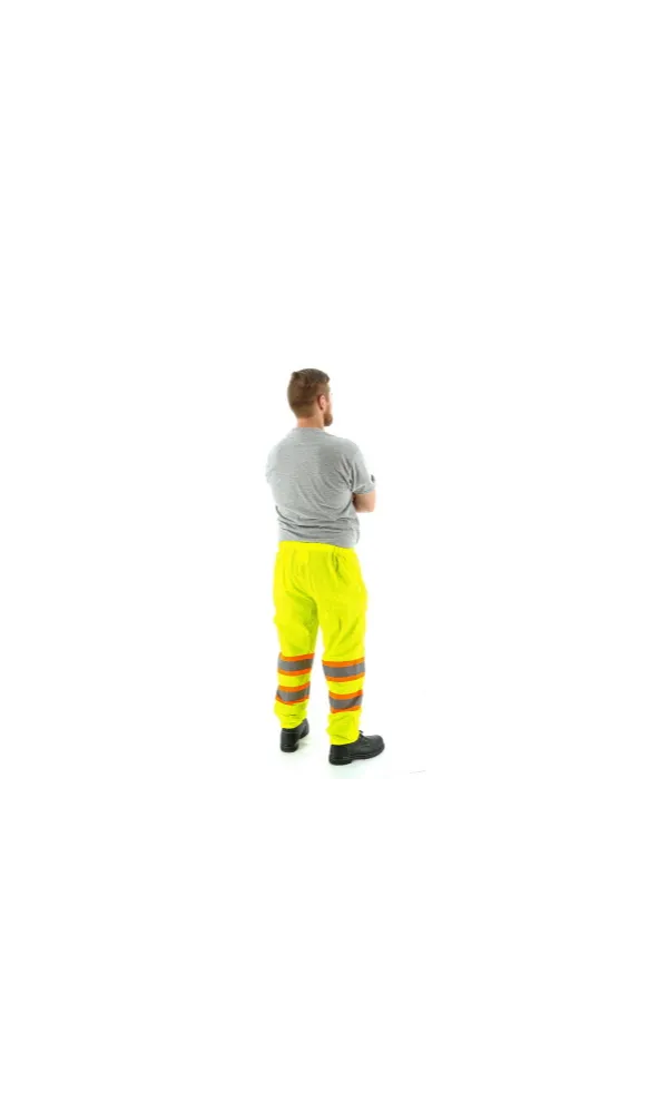 Majestic 75-2501 Hi-Vis Mesh Pants DOT Striping ANSI E