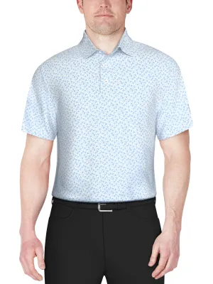 Men's Floral Print Golf Polo