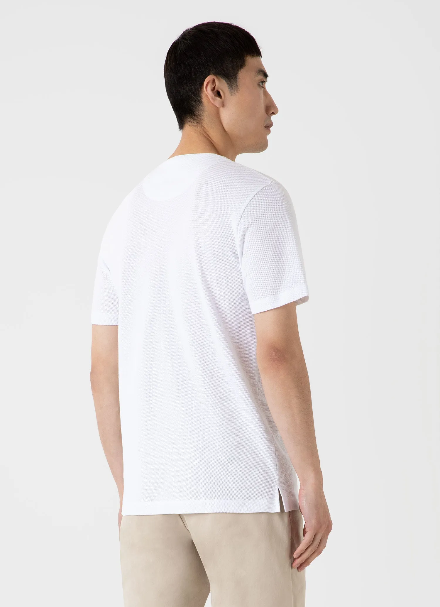 Men's Riviera Henley in White