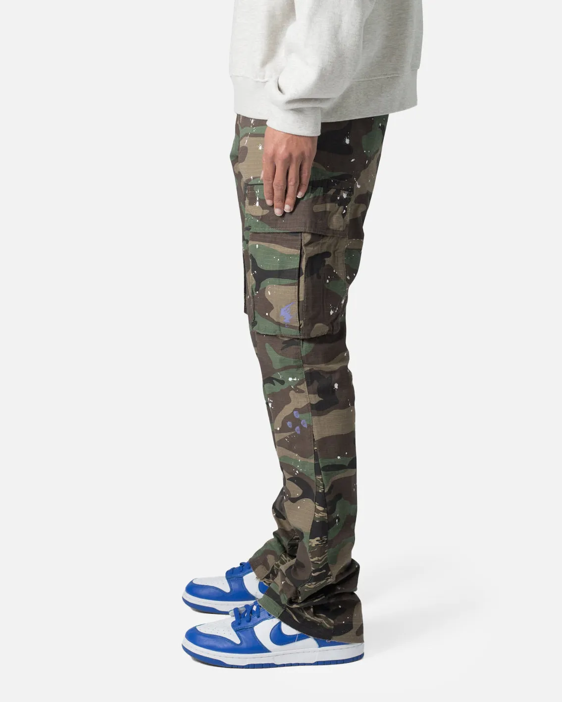 MNML Bootcut Cargo Pants Camo