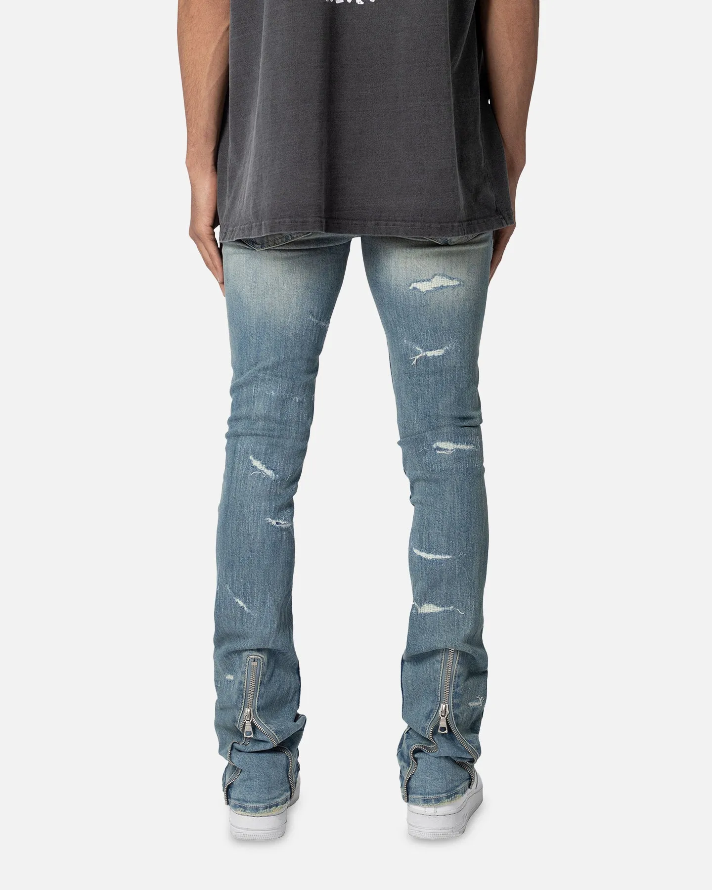 MNML X503 Convertible Skinny Denim Jeans Blue