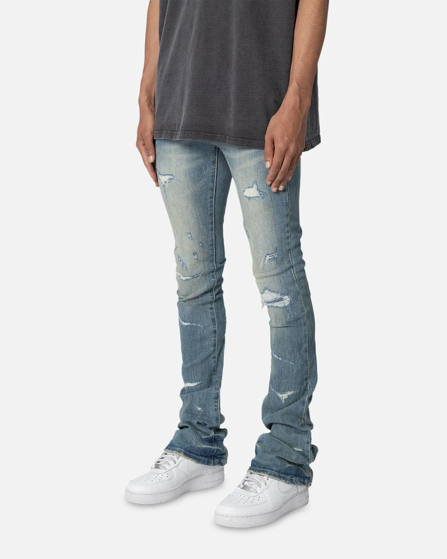 MNML X503 Convertible Skinny Denim Jeans Blue