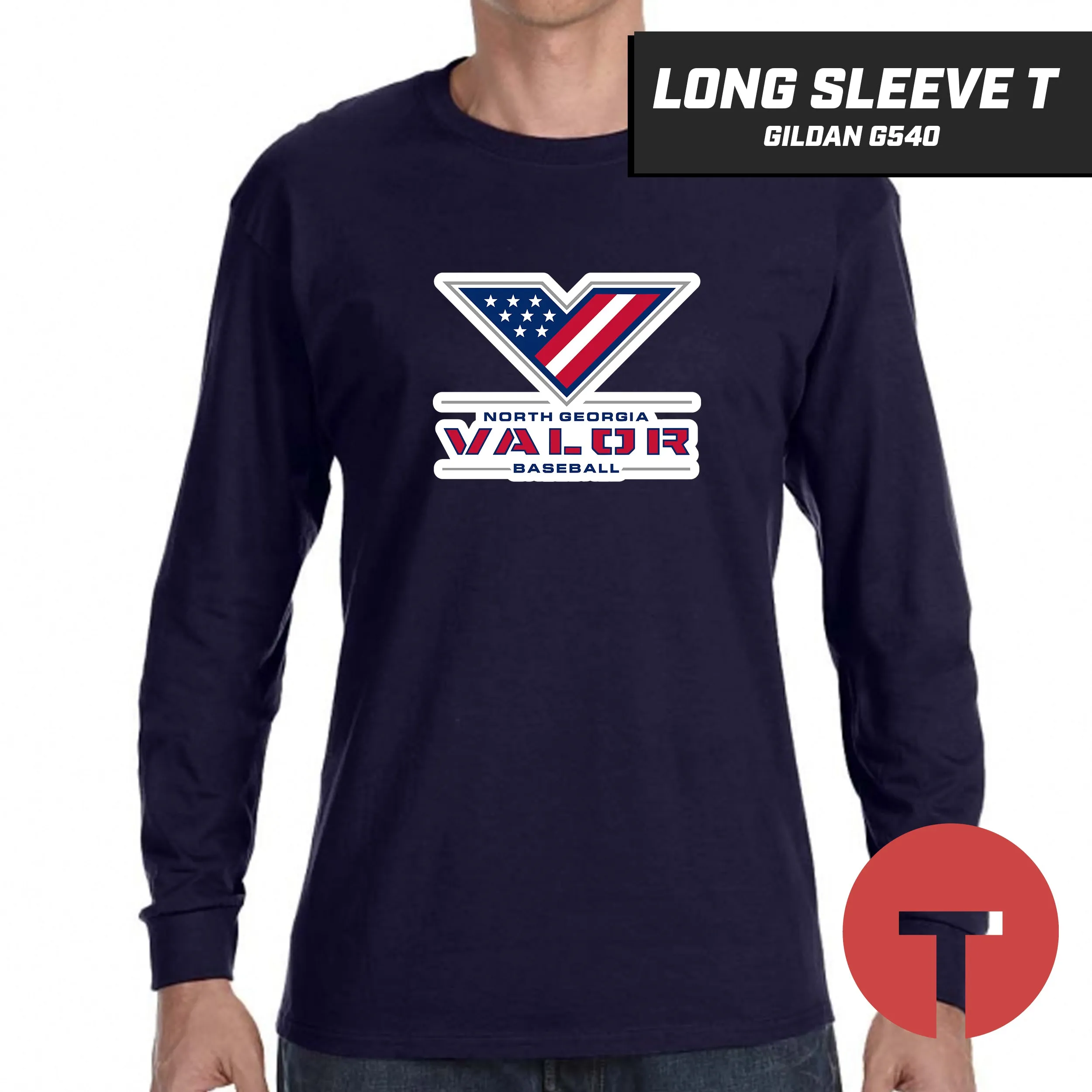 North Georgia Valor - Long-Sleeve T-Shirt Gildan G540