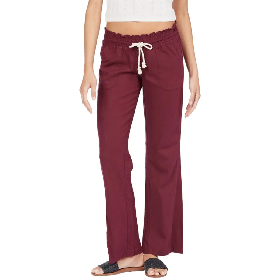 Oceanside Elastic Flared Pants