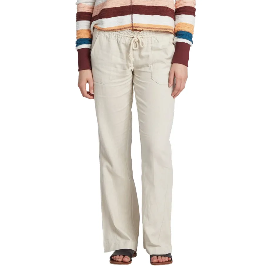 Oceanside Elastic Flared Pants