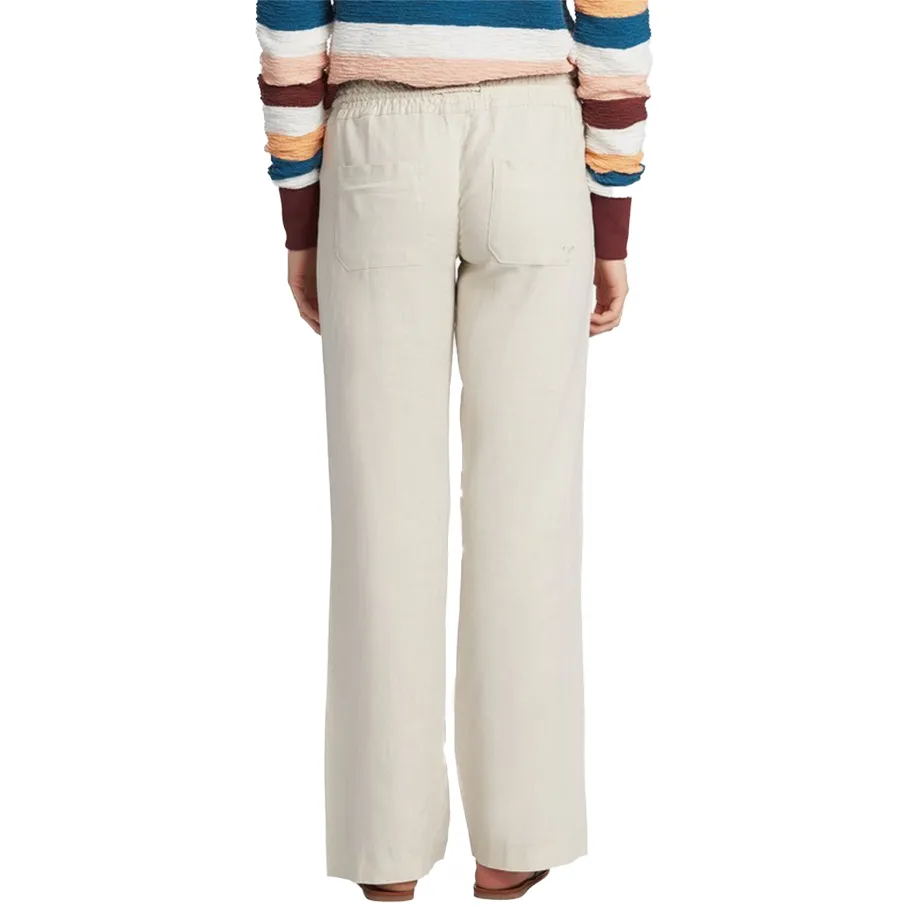 Oceanside Elastic Flared Pants