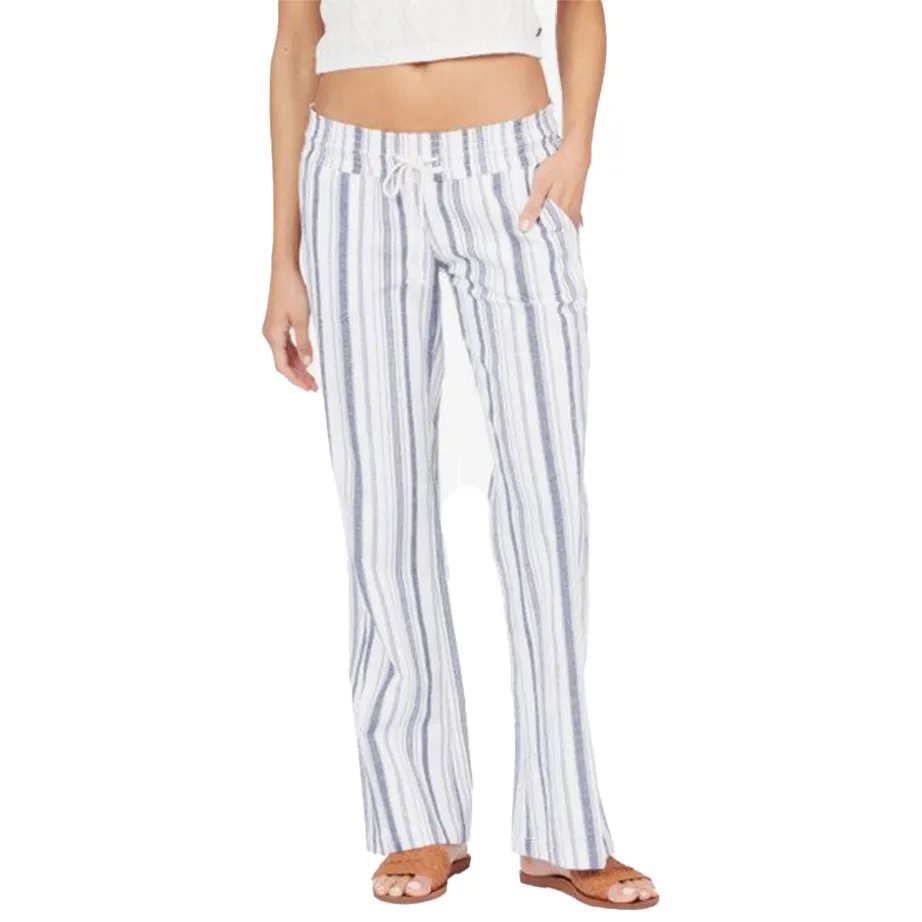 Oceanside Stripe Flared Pants