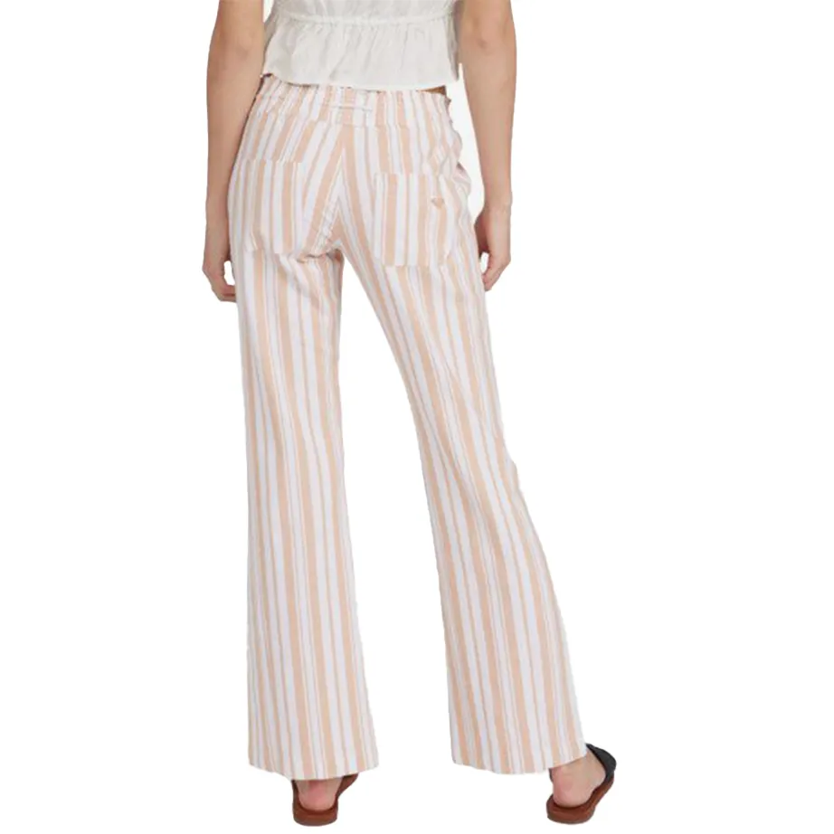 Oceanside Stripe Flared Pants