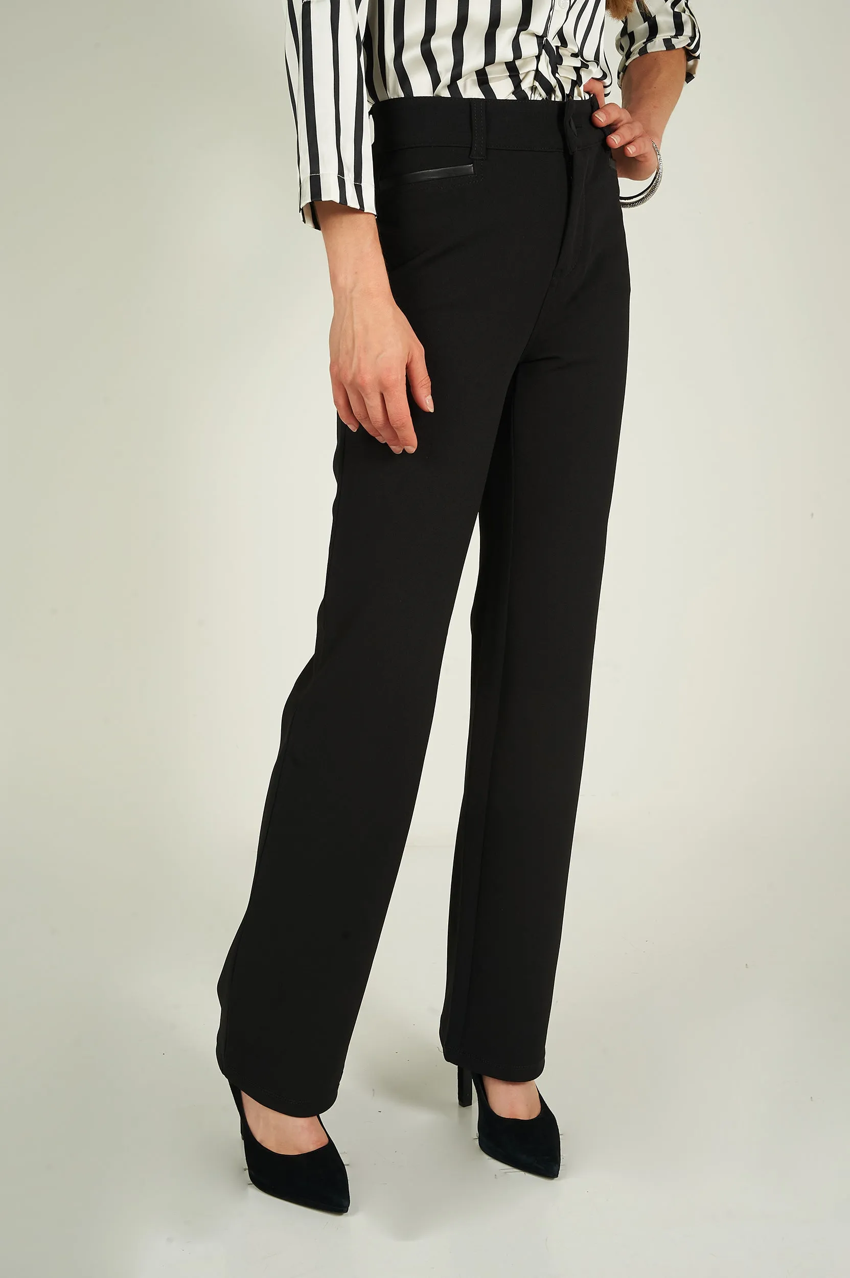 Pantalon à jambe droite - BLANCA-X2 - (E-B10)