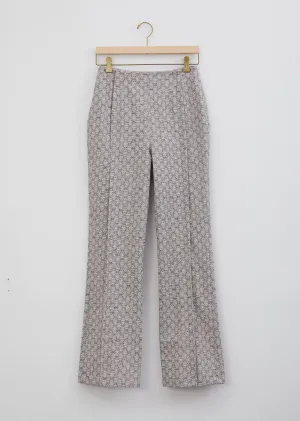 Pauline Floral Jacquard Trousers