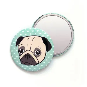 Pug Pocket Mirror (Smarty Pants Paper)