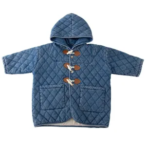 Quilted Denim Coat