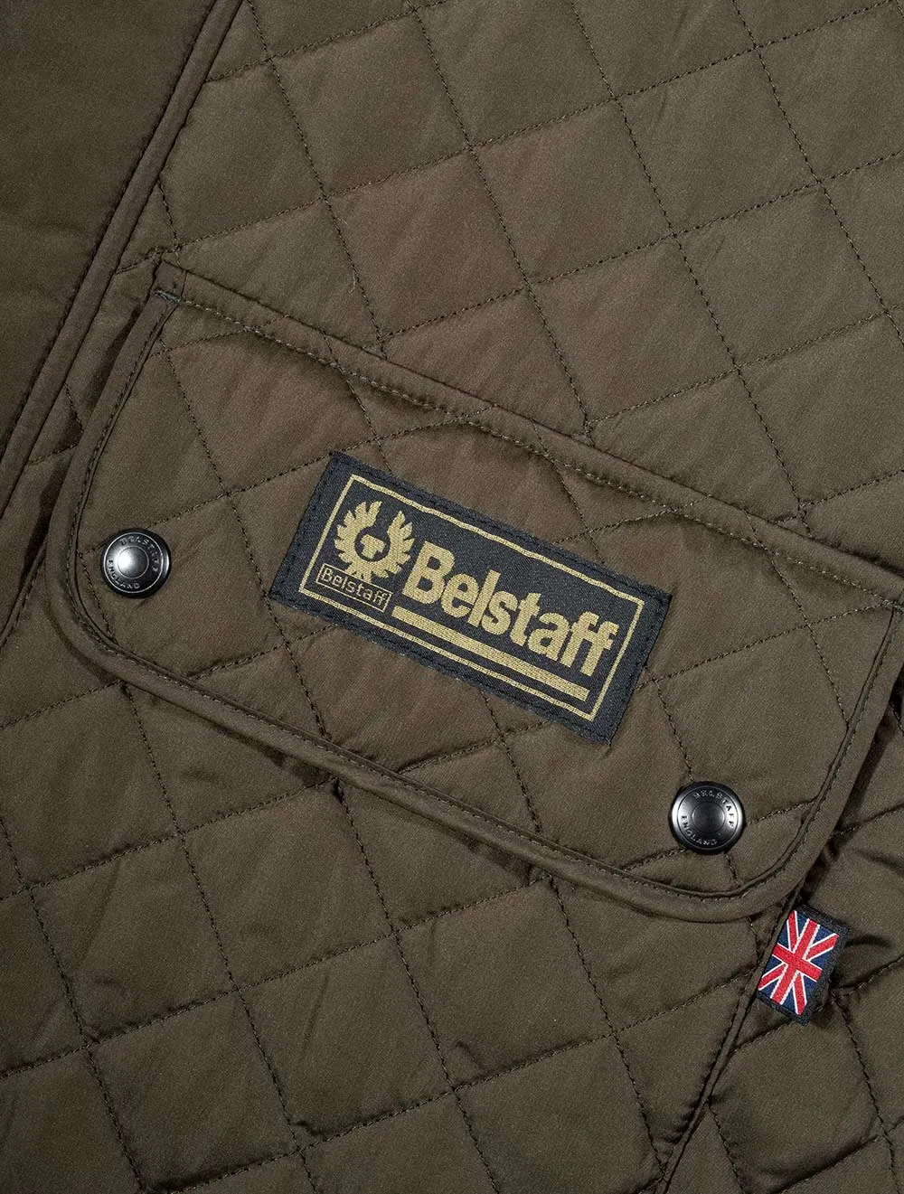 Quilted Gilet Olive