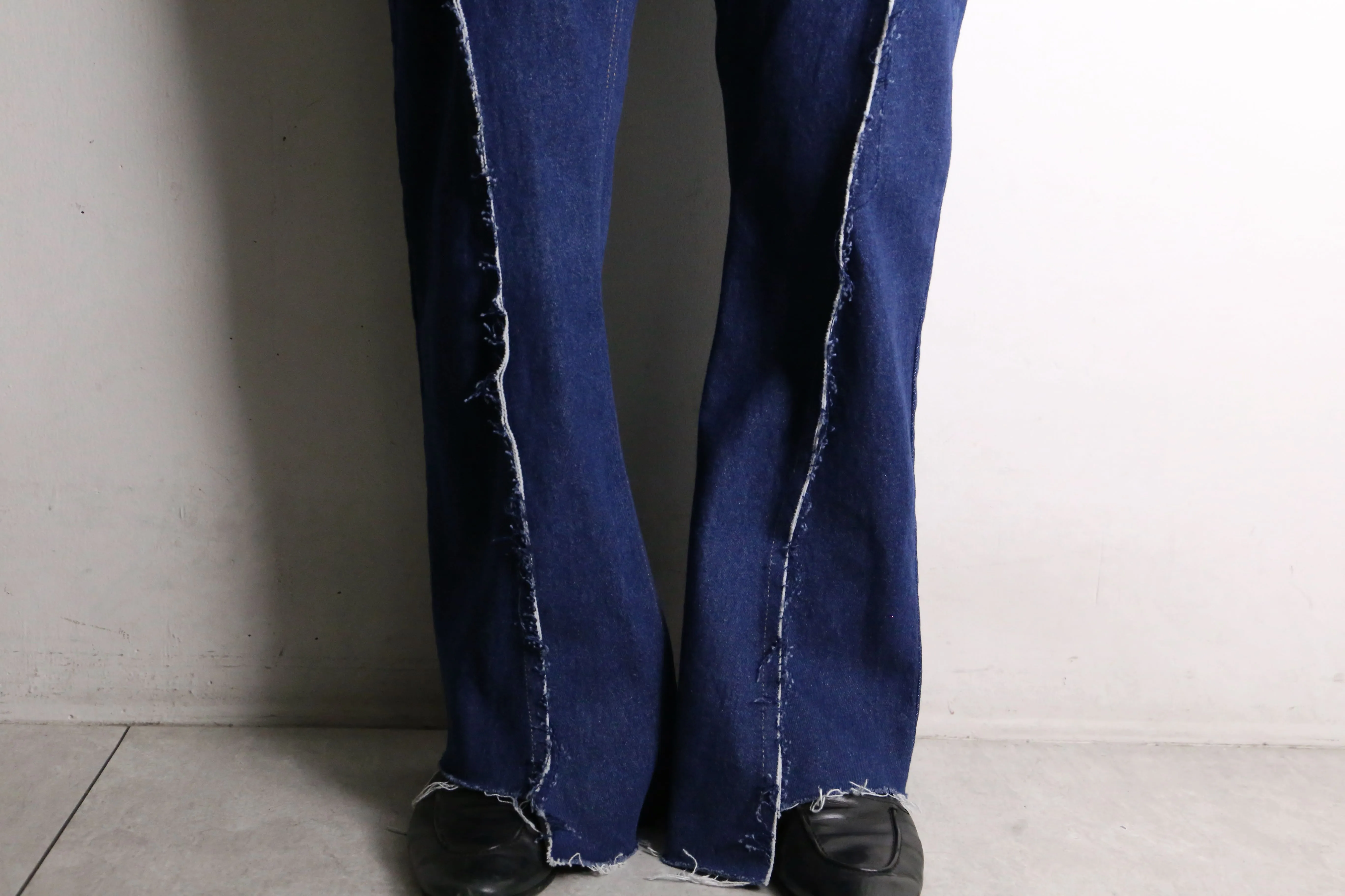 remake "再構築"  side docking flare denim