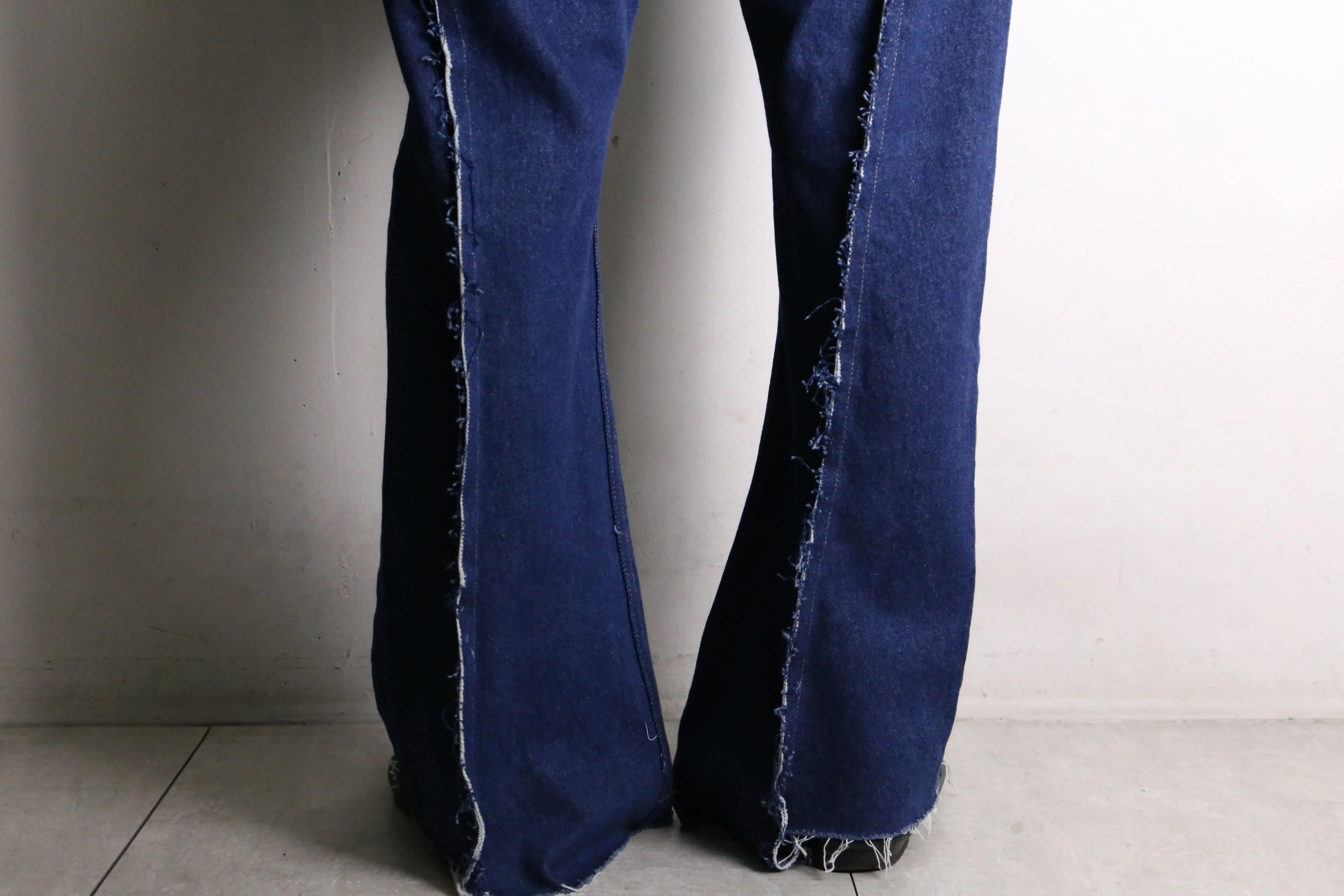 remake "再構築"  side docking flare denim