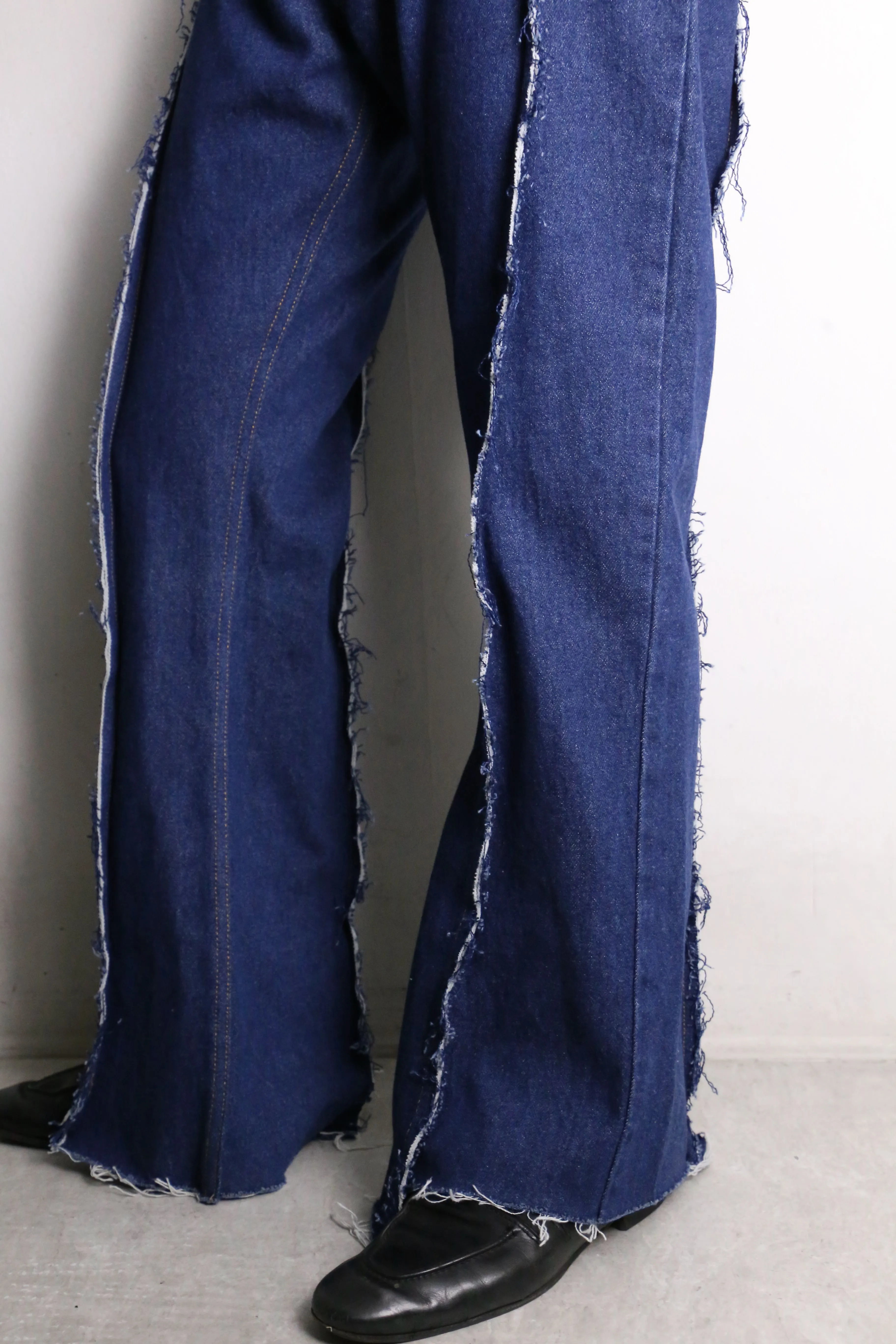 remake "再構築"  side docking flare denim