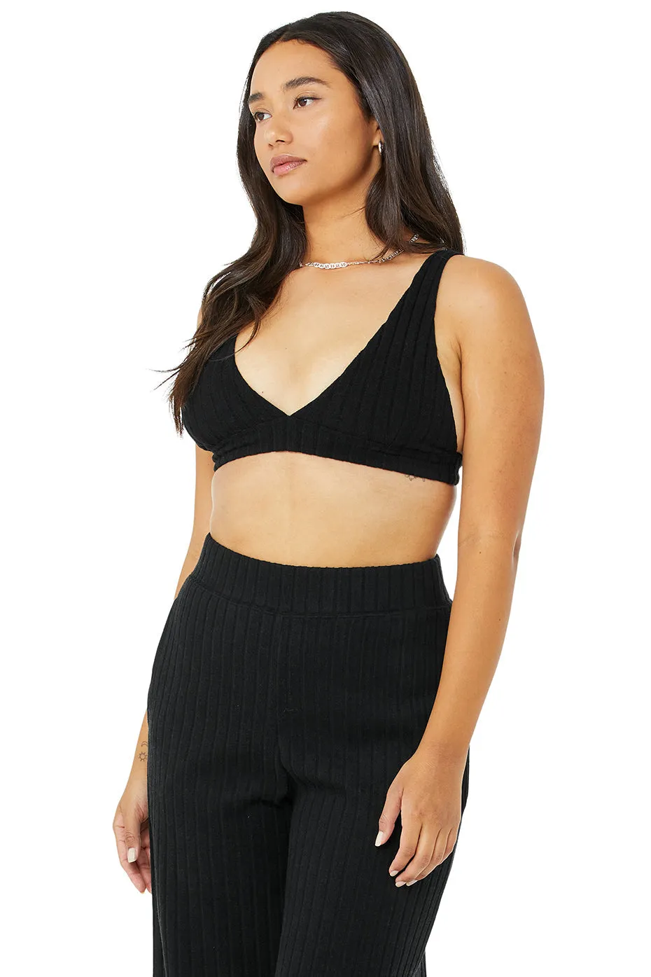 Ribbed Take Comfort Bra - Black