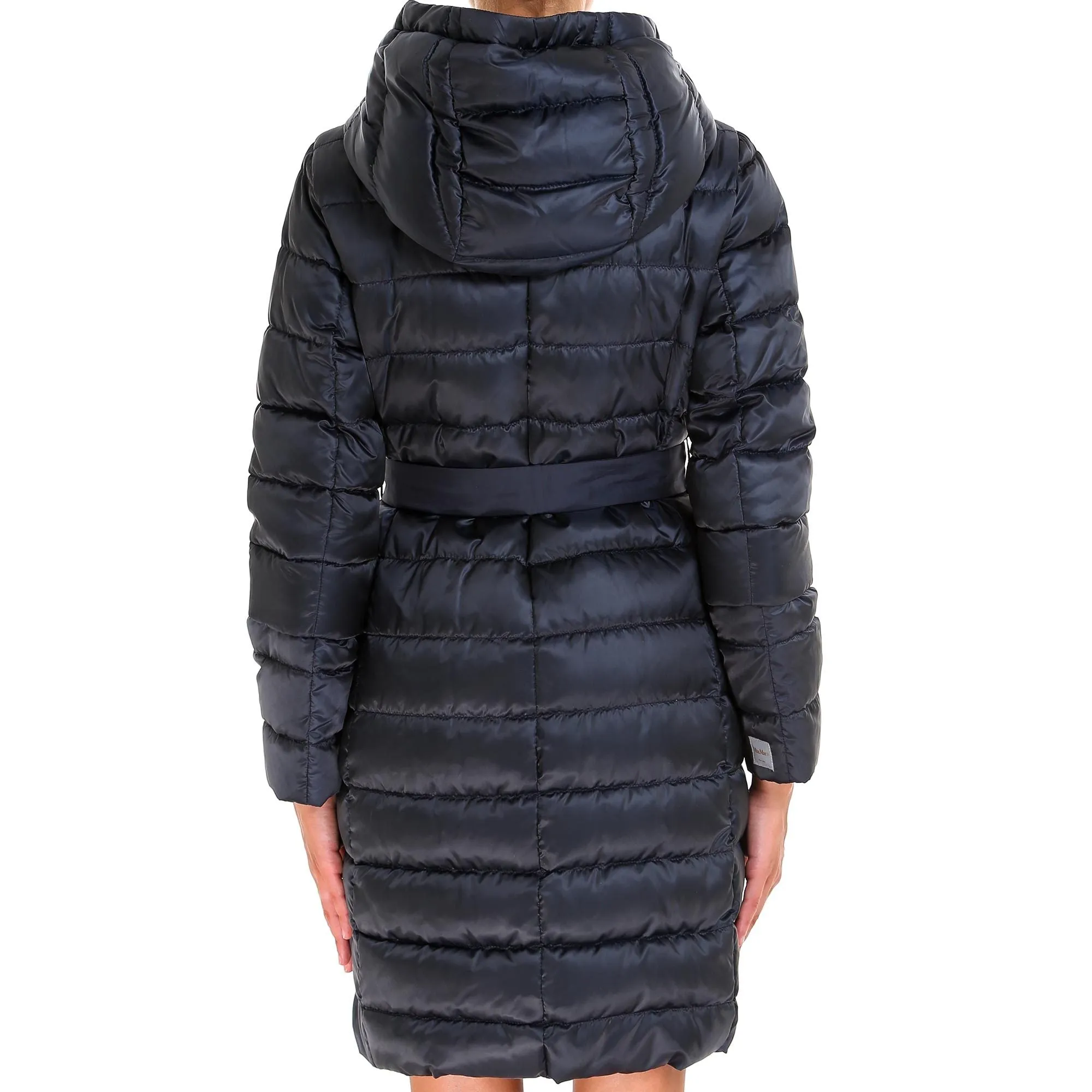 'S Max Mara Quilted Hooded Coat