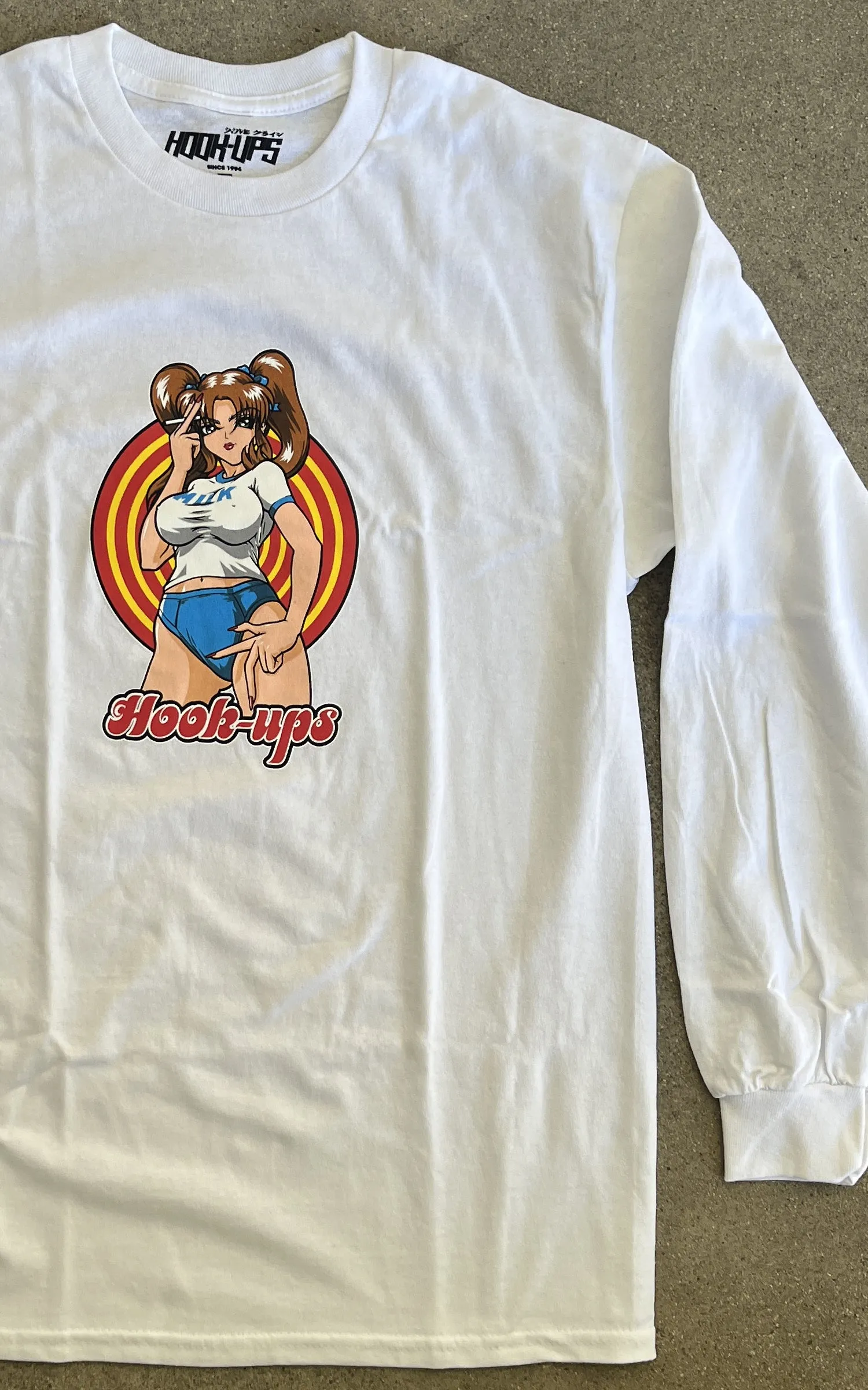 Sakura LONG SLEEVE t-shirt - WHITE