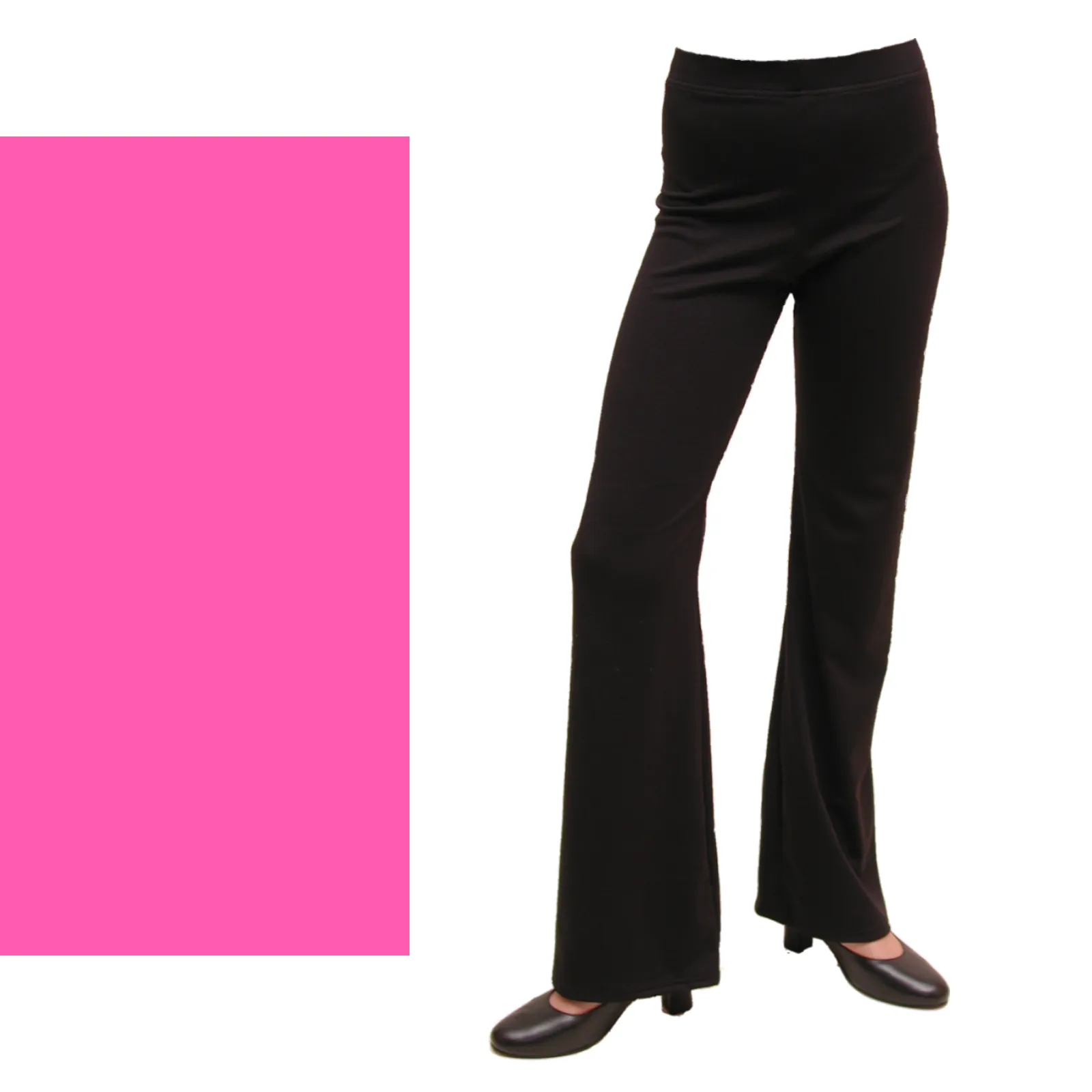 SALE - DANNI - LYCRA JAZZ PANTS / TROUSERS - FLUORESCENT PINK