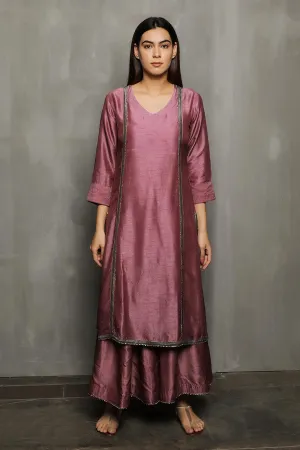 SAVYA - Mauve Kurta & Palazzo Set