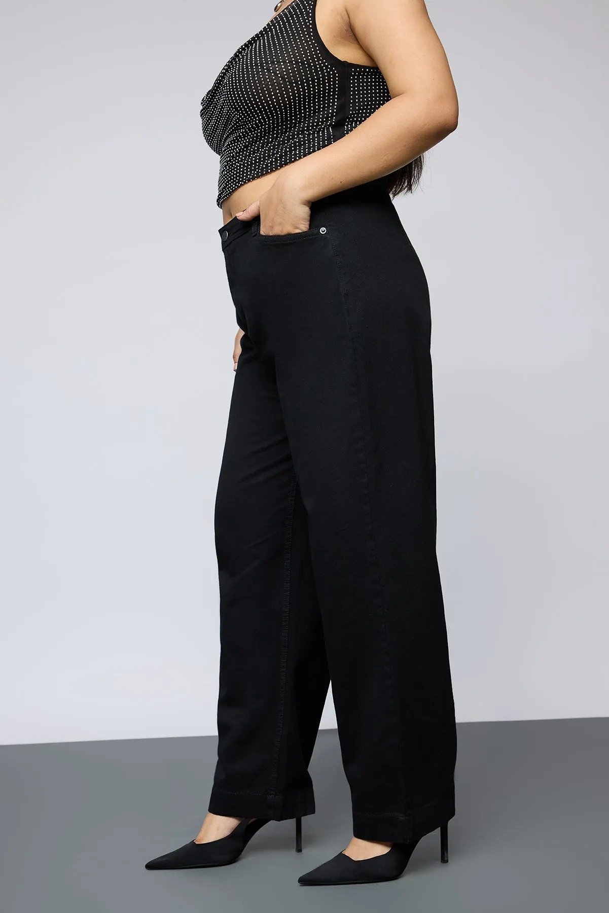 Shadow Play Curve Straight Leg Jeans