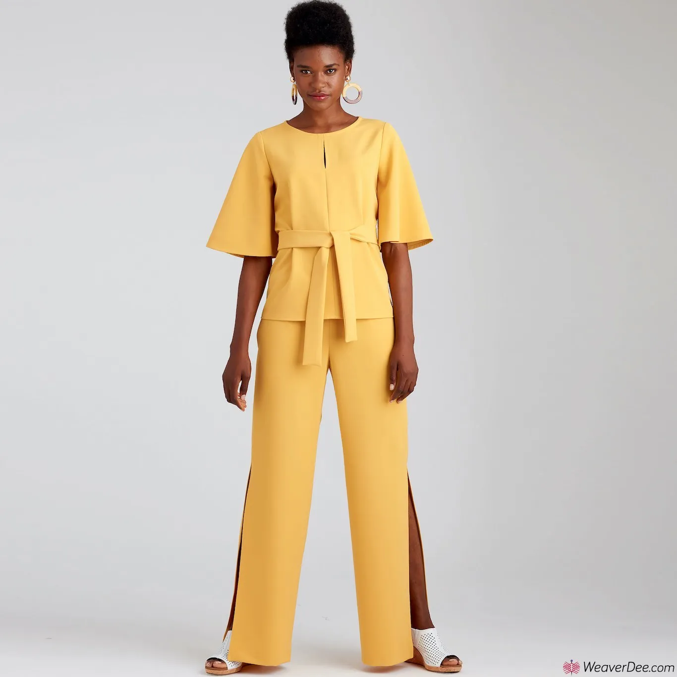 Simplicity Pattern S9051 Misses' Tops, Belt or Scarf & Trousers