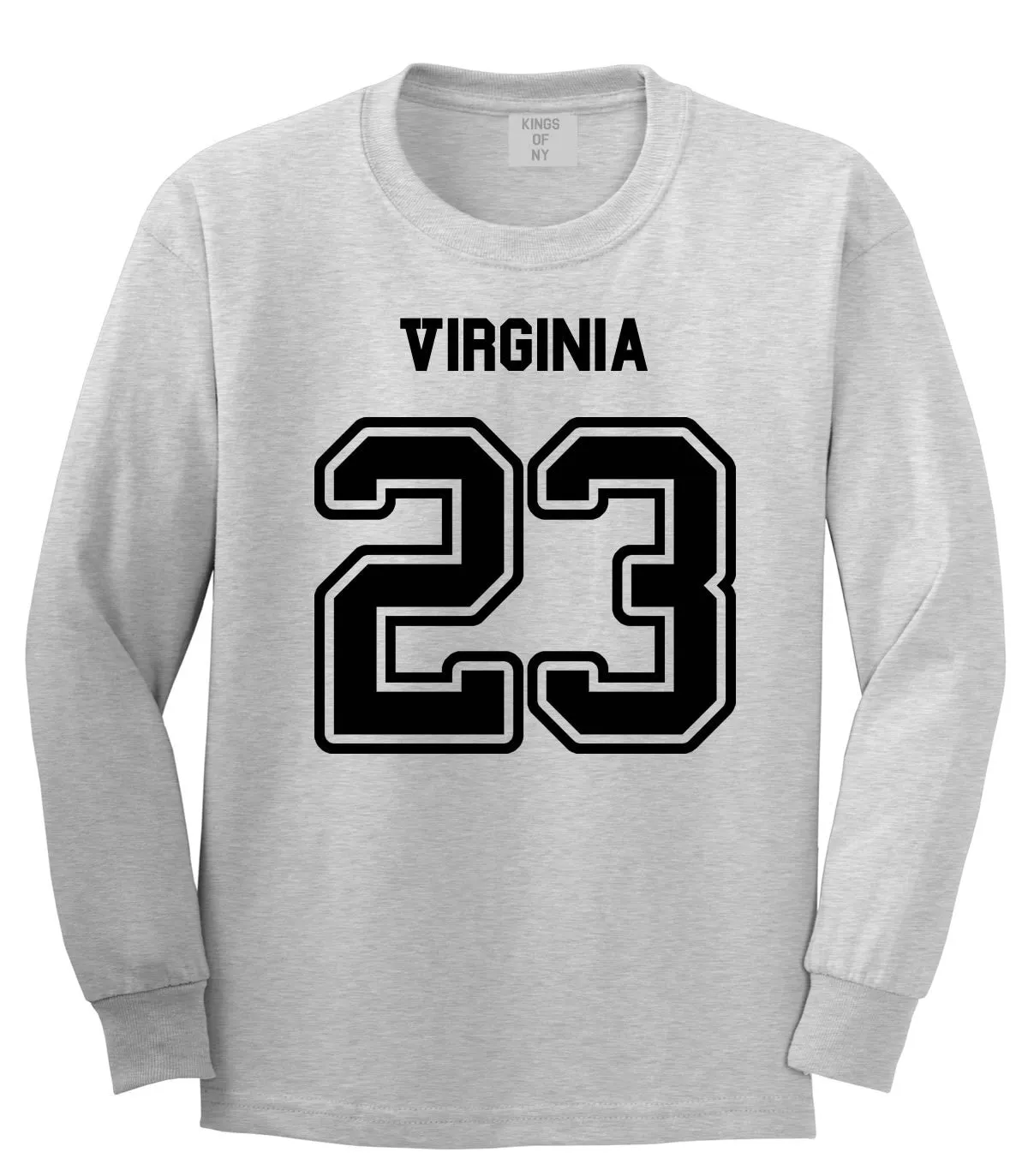 Sport Style Virginia 23 Team State Jersey Long Sleeve T-Shirt