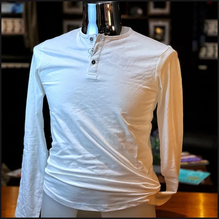 Super Soft Long Sleeve Henley T-Shirt