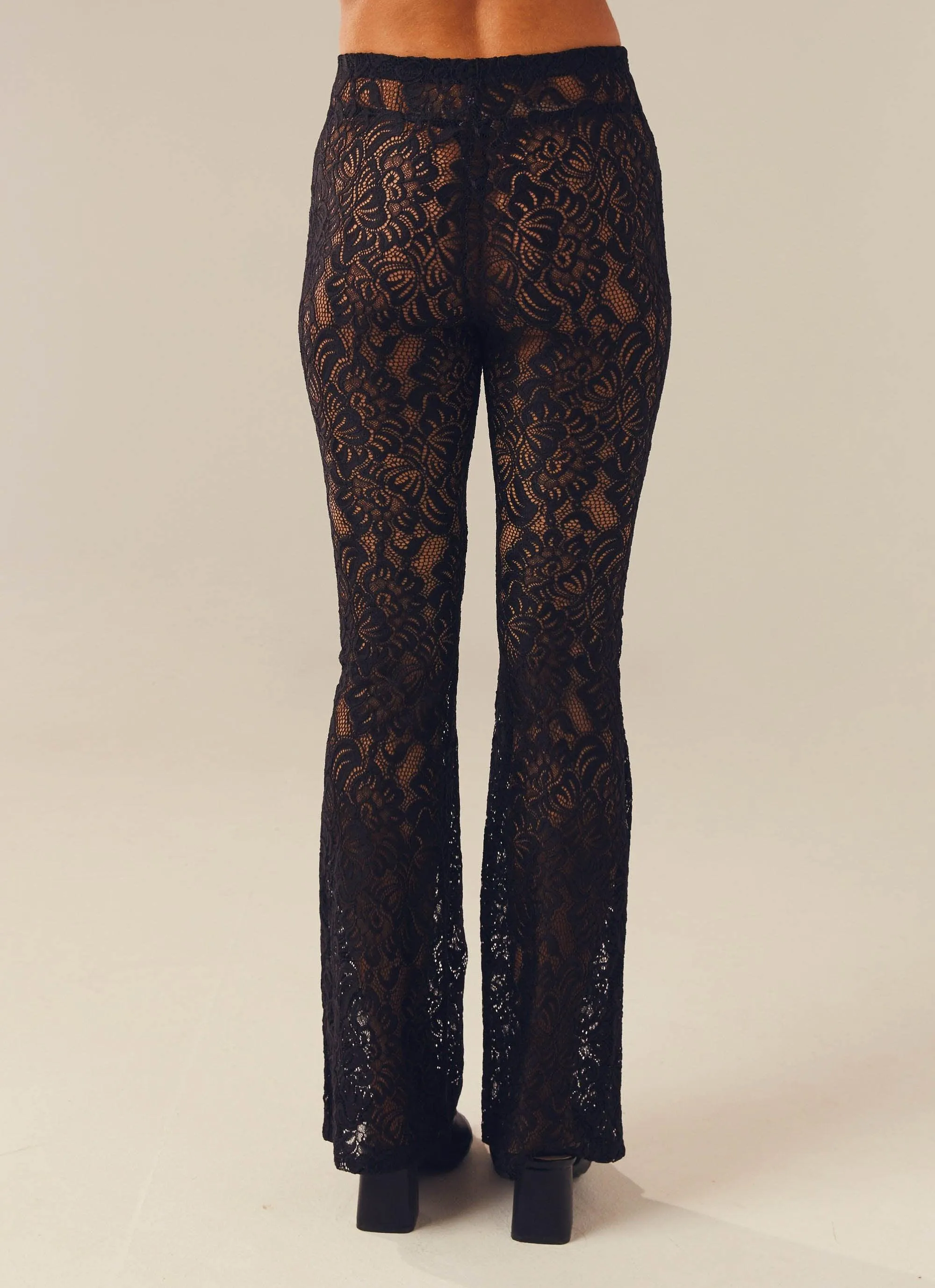 Sweet Fantasy Lace Pants - Shadow