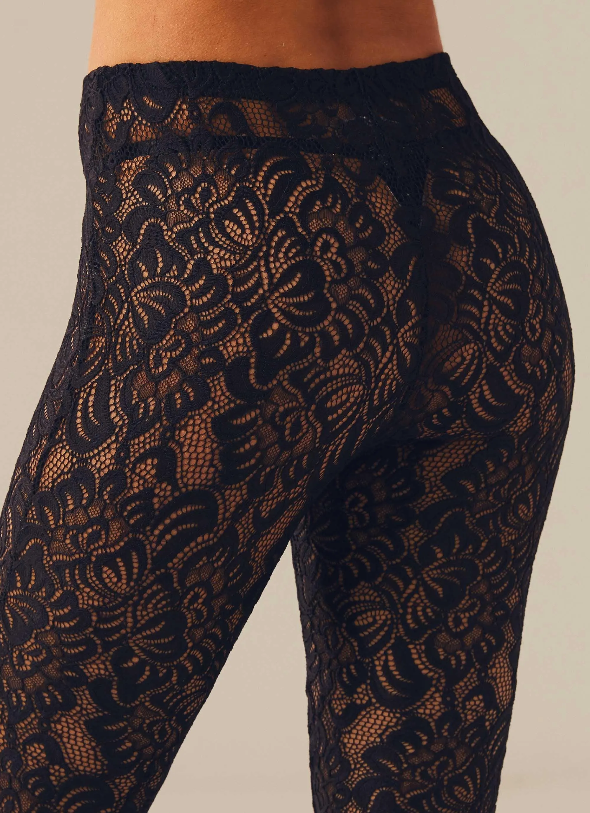 Sweet Fantasy Lace Pants - Shadow