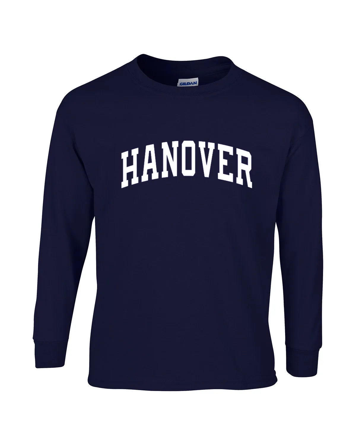 T-Shirt - Long-Sleeve - Cotton - Navy - Adult/Youth